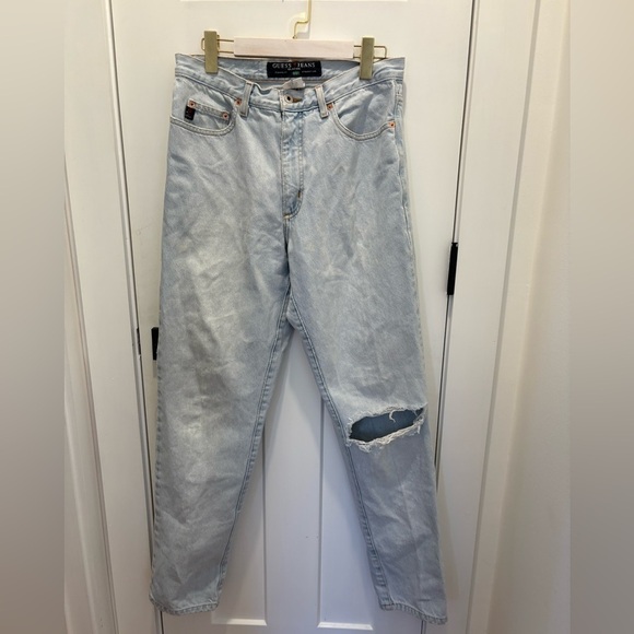 Vintage Guess Jeans Size 32/32 Light Washed - Picture 1 of 6